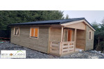 Kim XL Log cabin 9 x 6M 2 Bed house 